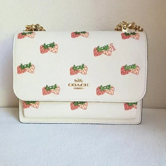 Coach Klare Crossbody With Strawberry Print