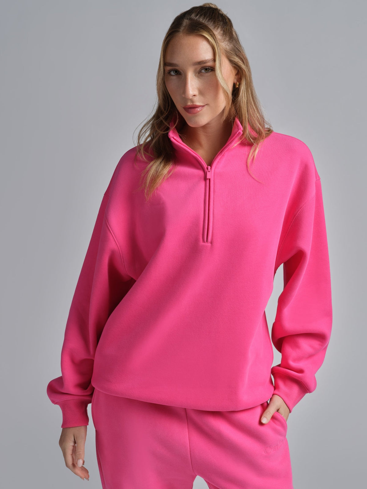 Basic Quarter Zip Mock Neck - Pre Order