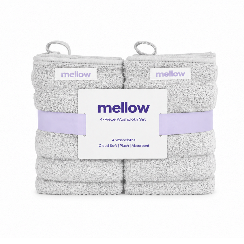 Ribbed Washcloths (4-Pack)